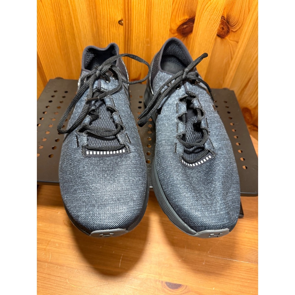 Under Armour Men's Size 11 Black Gray Lace Up Running Athletic Shoes